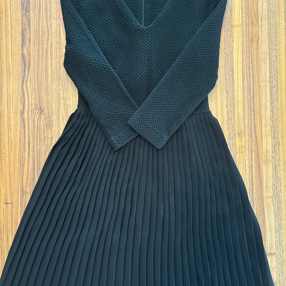 Ganni Black Long Sleeve Dress